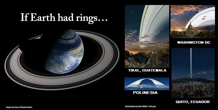 Here’s What Earth Might Look Like With a Ring System