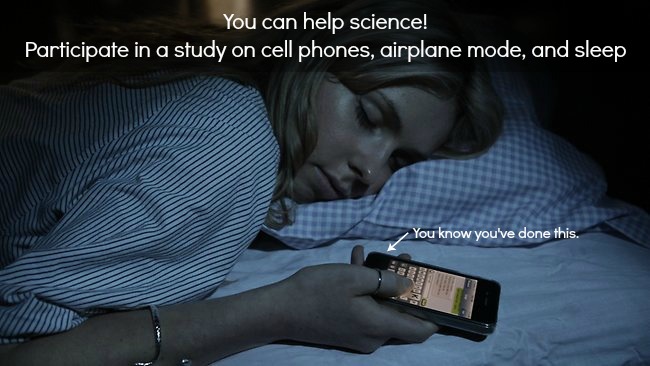 Could Airplane Mode Improve Our Quality of Sleep?