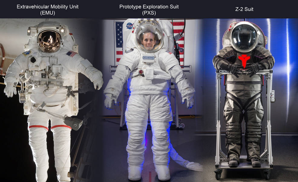 New spacesuits. Image credit NASA