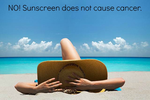 Sunscreen Causes Cancer!? No, not really.