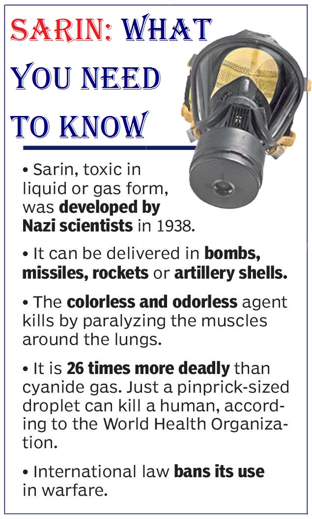 What You Need to Know about Sarin, One of the World’s Deadliest Nerve Agents