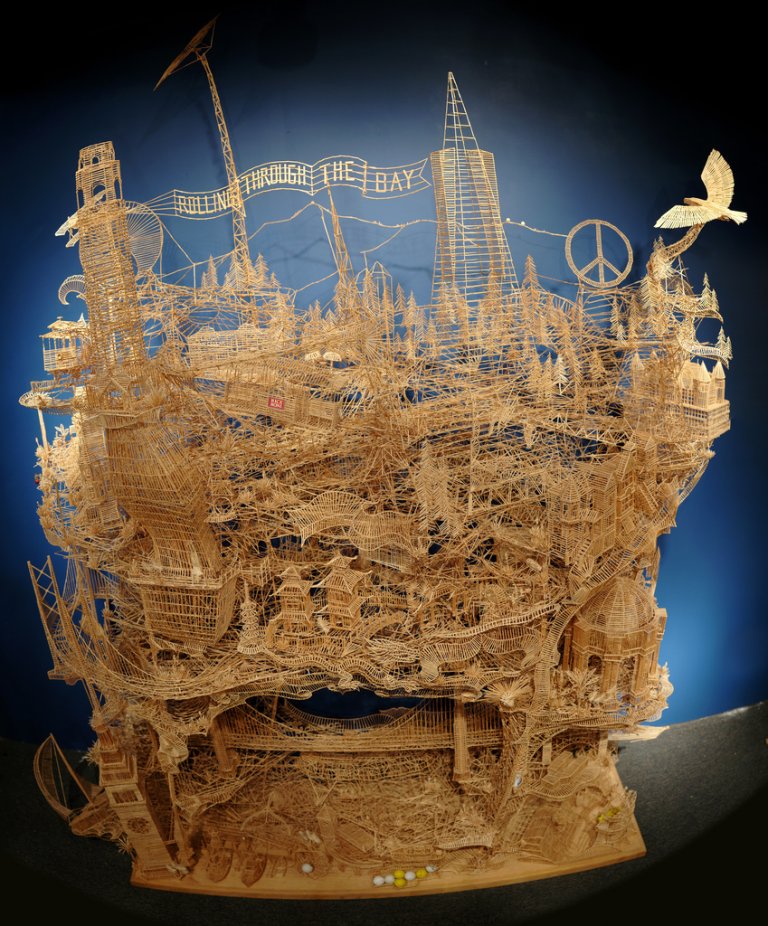 Amazing Engineering: One Man, 100,000 Toothpicks, And 40 Years