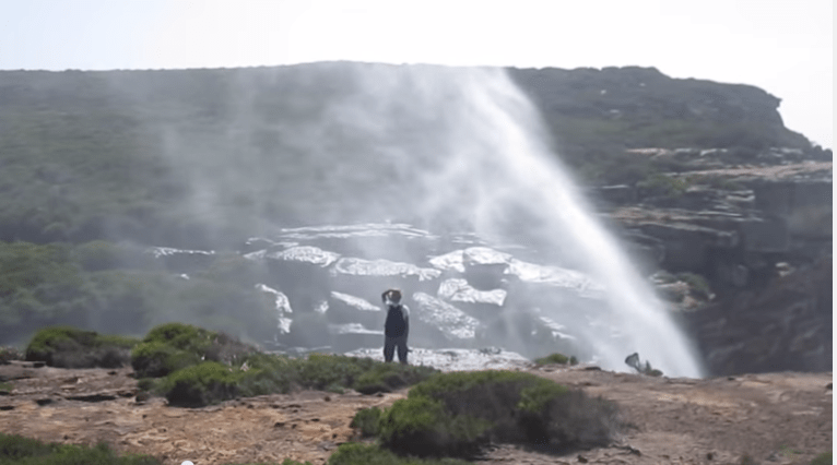 Spectators Find a Waterfall That Flows Upward in England