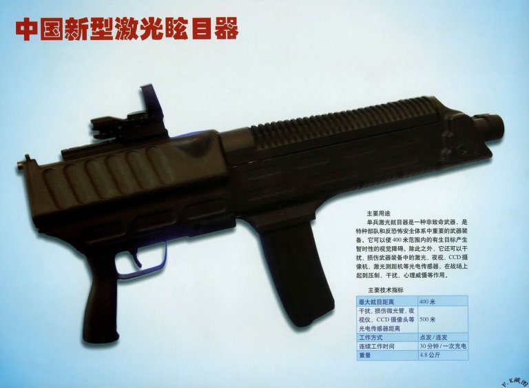 Chinese Military’s Blinding Laser Weapons Violate International Agreement