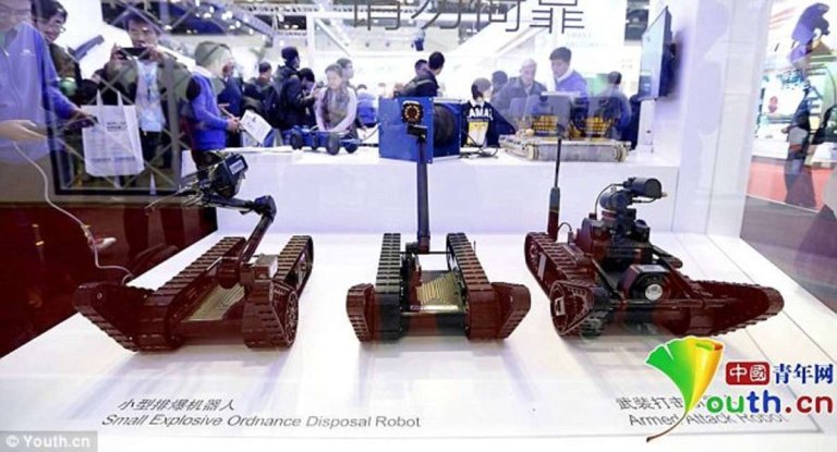 China Unveils Urban Combat Robots