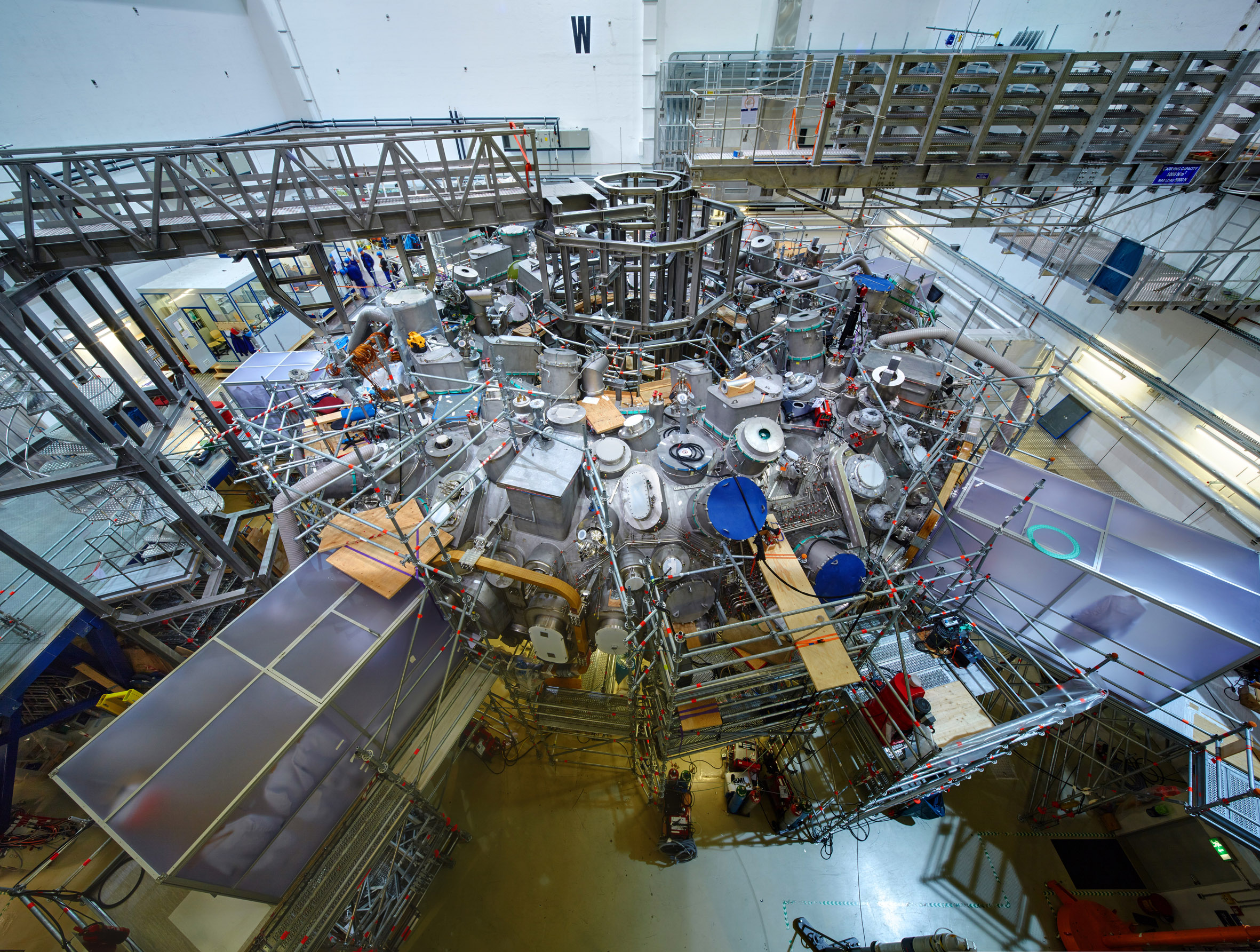 The Wendelstein 7-X Stellarator at the Max Planck Institute in Greifswald, Germany. 