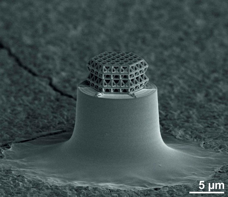 Scientists Create World’s Smallest Lattice Structure