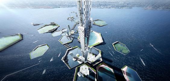 Tokyo bay Skyscraper.