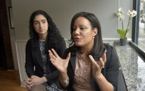 Vanna Belton with wife, Julia Belton. Image Credit: Algerina Perna / Baltimore Sun