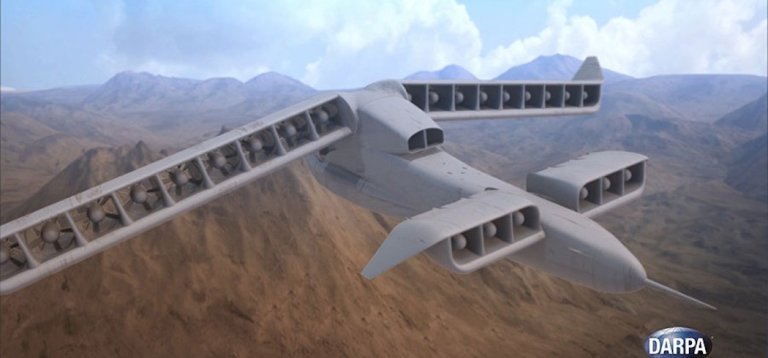 DARPA Just Unveiled Its VTOL X-Plane Concept, and It Has 20+ Propellers