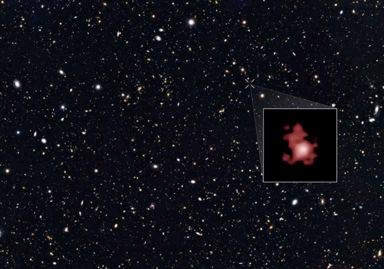 More Than 30 Billion Light-Years Away, Hubble Captures the Most Distant Galaxy Ever Found