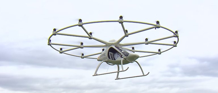 Watch The UFO-Like, 18 Rotor Volocopter Take its First Manned Flight