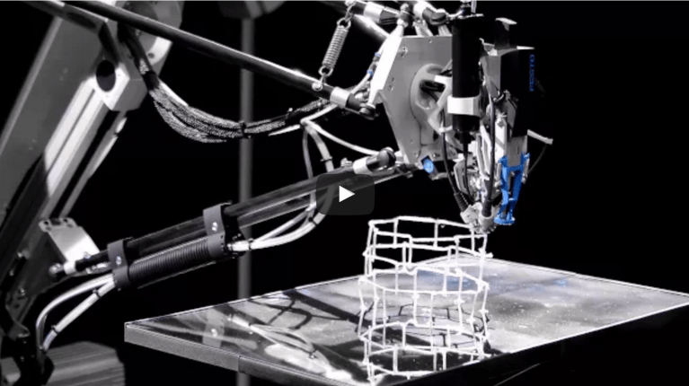This Bizarre 3D Printer Spins out Shapes Like a Spider Spins a Web