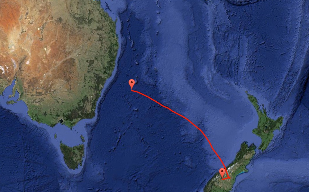 NASA's super pressure balloon will transit southeastern Australia before heading south above the Indian Ocean and eventually eastward. Credit: NASA