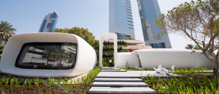 Dubai 3D Printed This “Office of the Future” in Less Than 3 Weeks