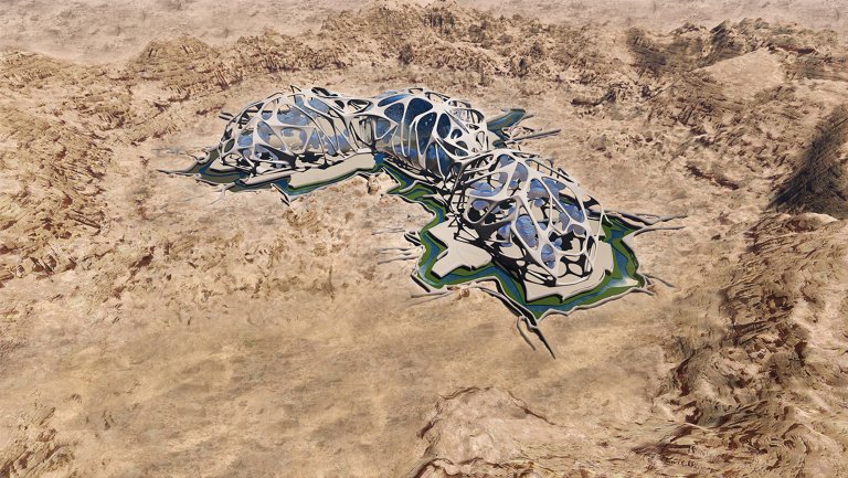 A Futuristic Mars Colony Is Being 3D-Printed In The Mojave Desert