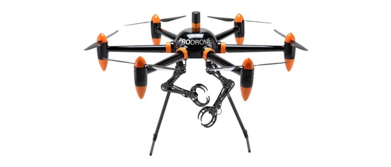 drones aerial robotics prodrone pd6b-aw-arm robotic arms