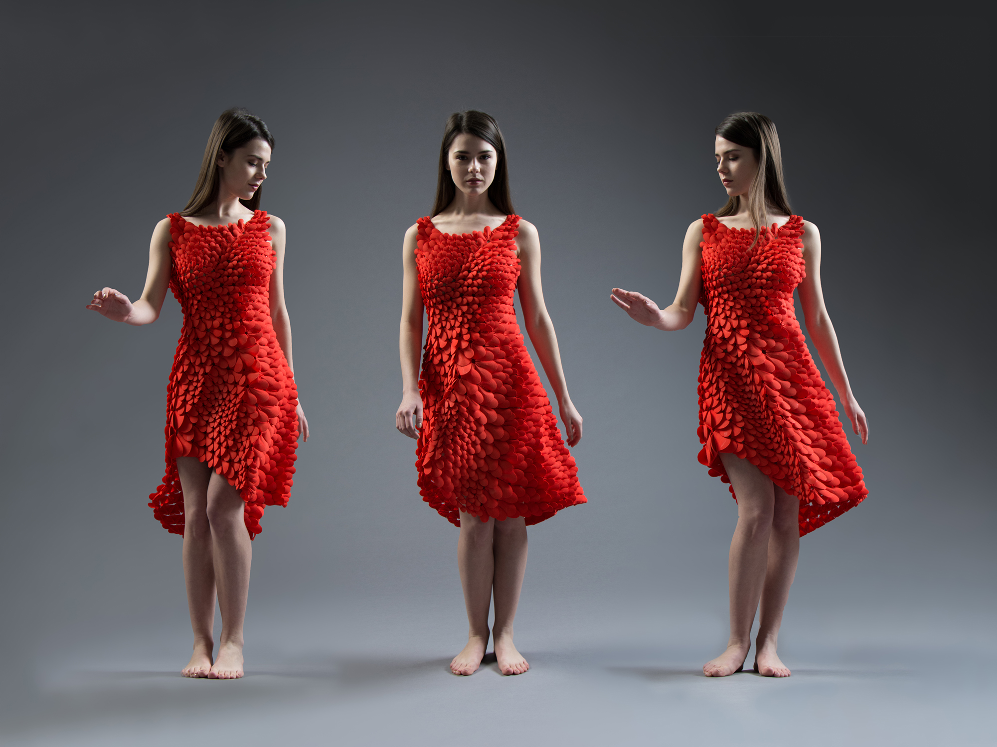 Kinematic Petal Dress by Nervous System. Credit: Nervous System