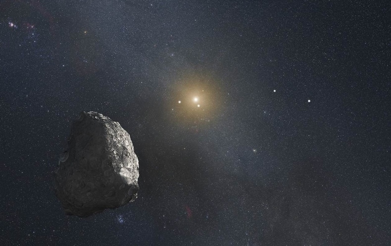 Kuiper Belt Object. Credits: ASA, ESA, G. Bacon (STScI)