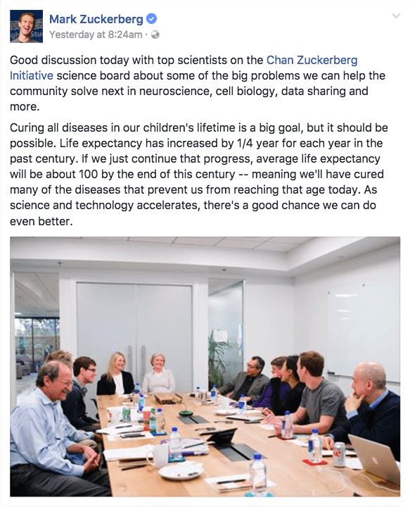Credits: Facebook/Mark Zuckerberg