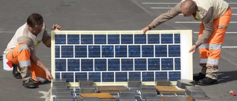 wattway solar panel road renewable energy france