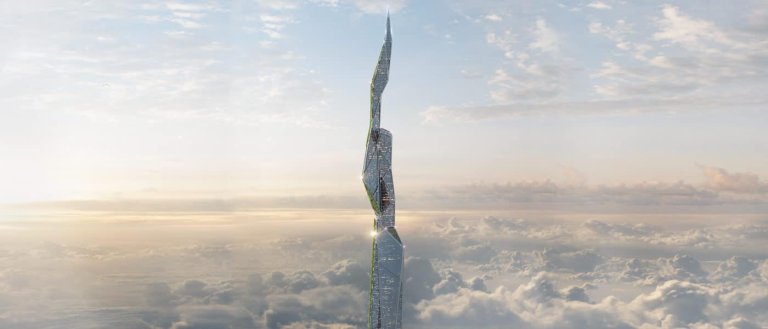 This 3D-Printed, Three-Miles-Tall Skyscraper Could Clean Itself