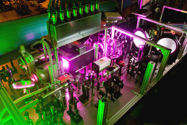 Texas Petawatt laser. Image Credit: The Center of High Energy Density Science