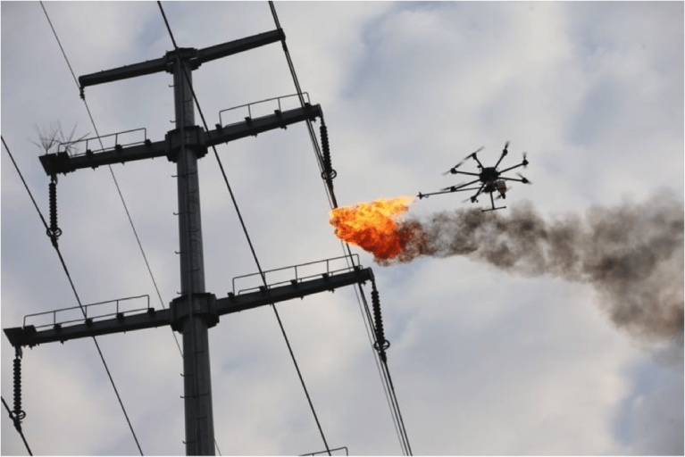 China is Using Drones Equipped With Flamethrowers for an Unexpected Purpose
