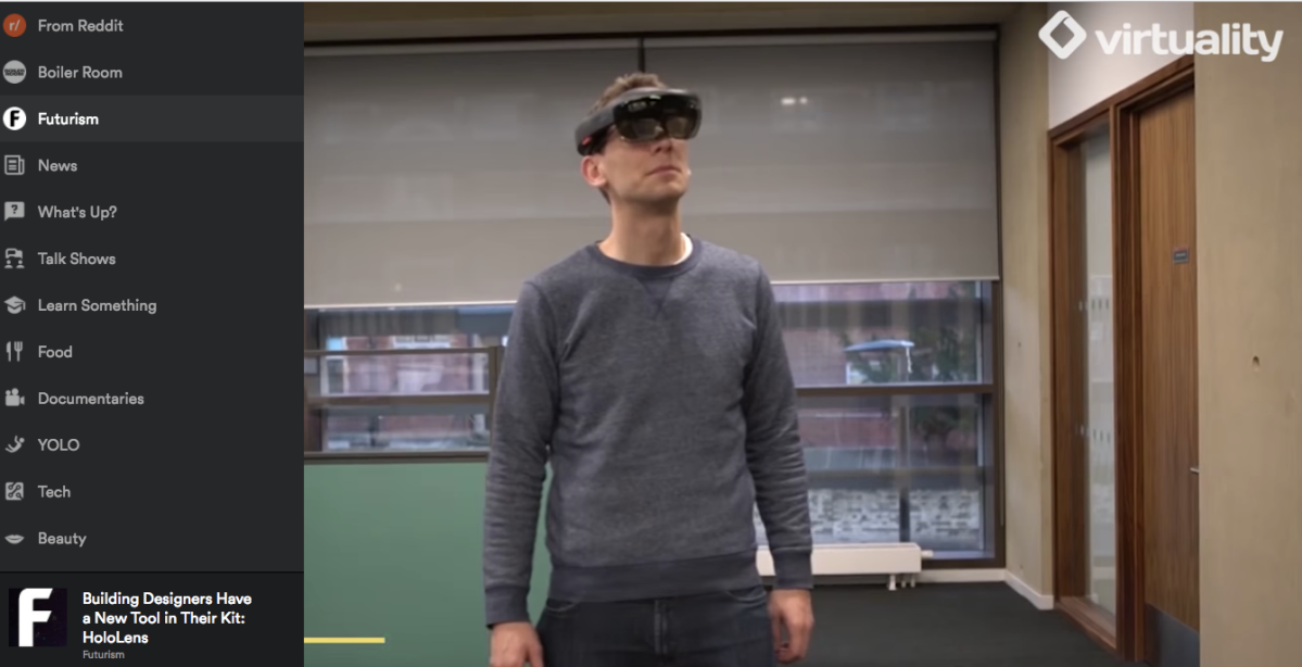 Futurism on Neverthink. Image credit: Neverthink, screenshot