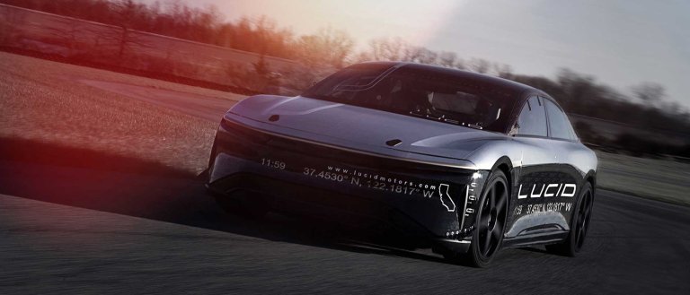 An All-Electric Vehicle Just Reached 217 MPH in a High-Speed Test