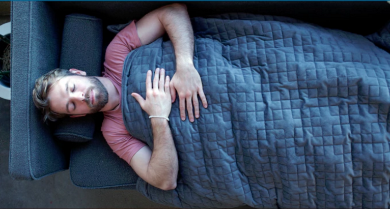 This Gravity Blanket Relieves Stress And Could Revolutionize Your Sleep