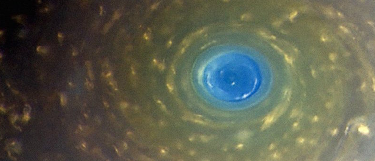 NASA Shares Images of a Color-Changing Vortex on Saturn