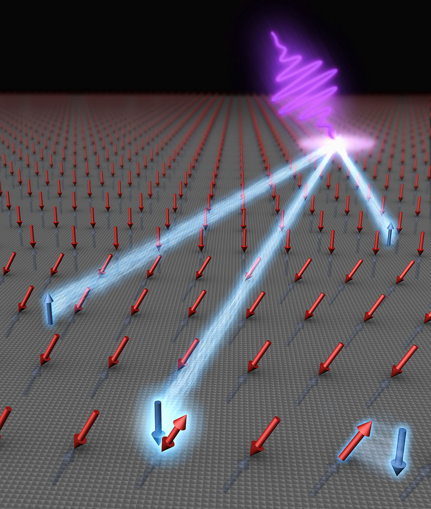 Changing The Spin of Electrons. Image Credit: SLAC National Accelerator Laboratory