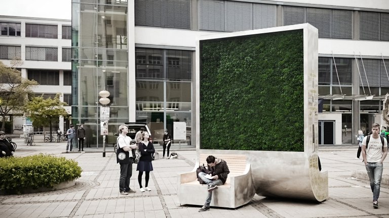 Mobile “CityTree” Installations Use Moss to Clean Air in Urban Areas