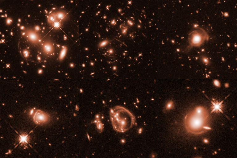 Hubble Uses Cosmic Magnification to Capture Images of Ultrabright Galaxies