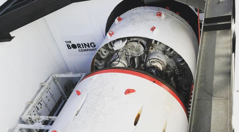 boring company elon musk lax tunnel godot