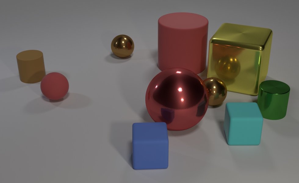 A sample image from CLEVR. Image credit: DeepMind