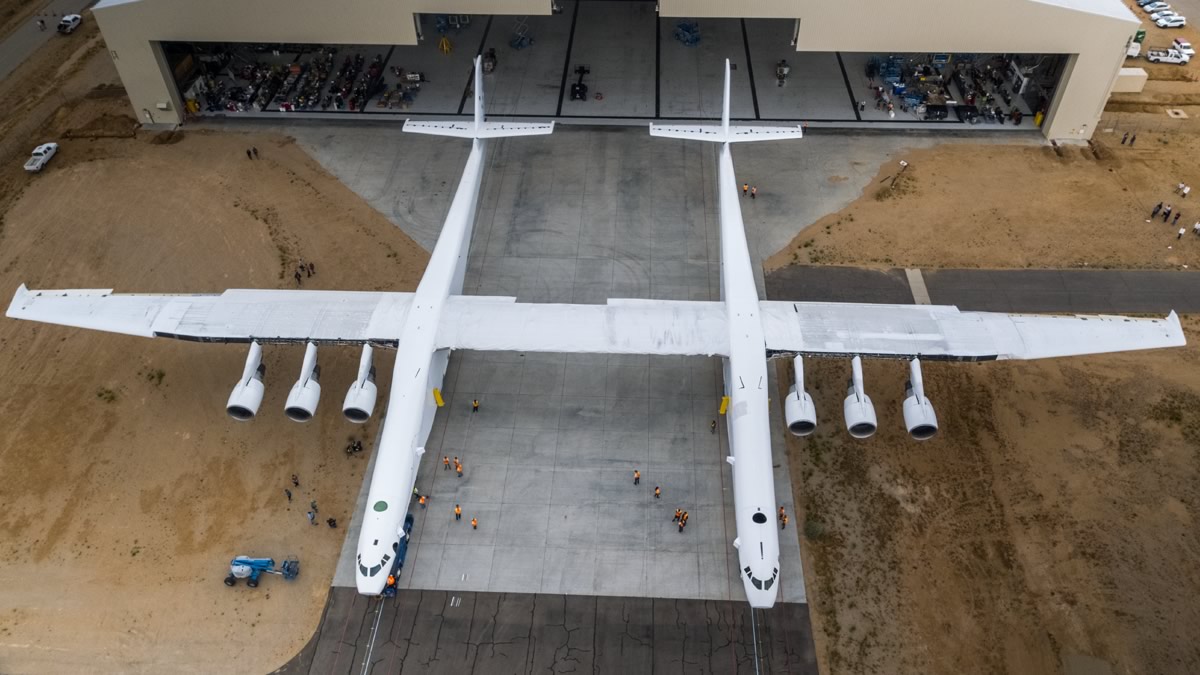 The Stratolaunch. Image Credit: Stratolaunch Systems