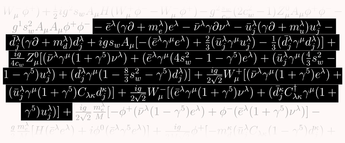 This is the closest thing we have to a master equation of the universe