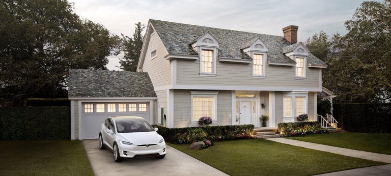 Here’s Your First Look at Tesla’s Beautiful Solar Roofs