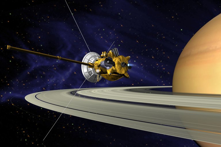 NASA’s Cassini Spacecraft Touched Saturn Today as Part of Its Grand Finale