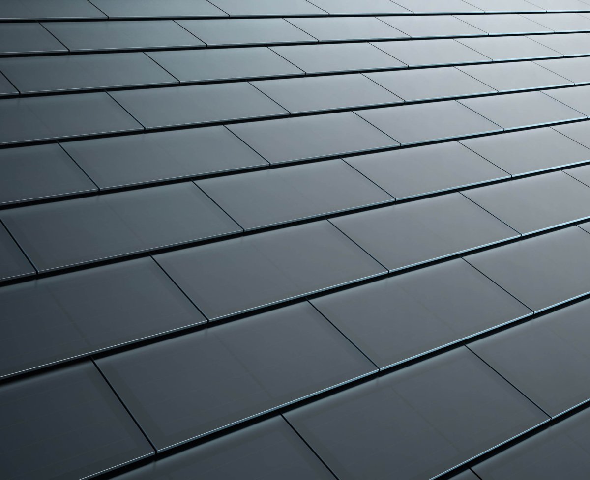 Tesla's Solar Roof Tiles. Image Credit: Tesla