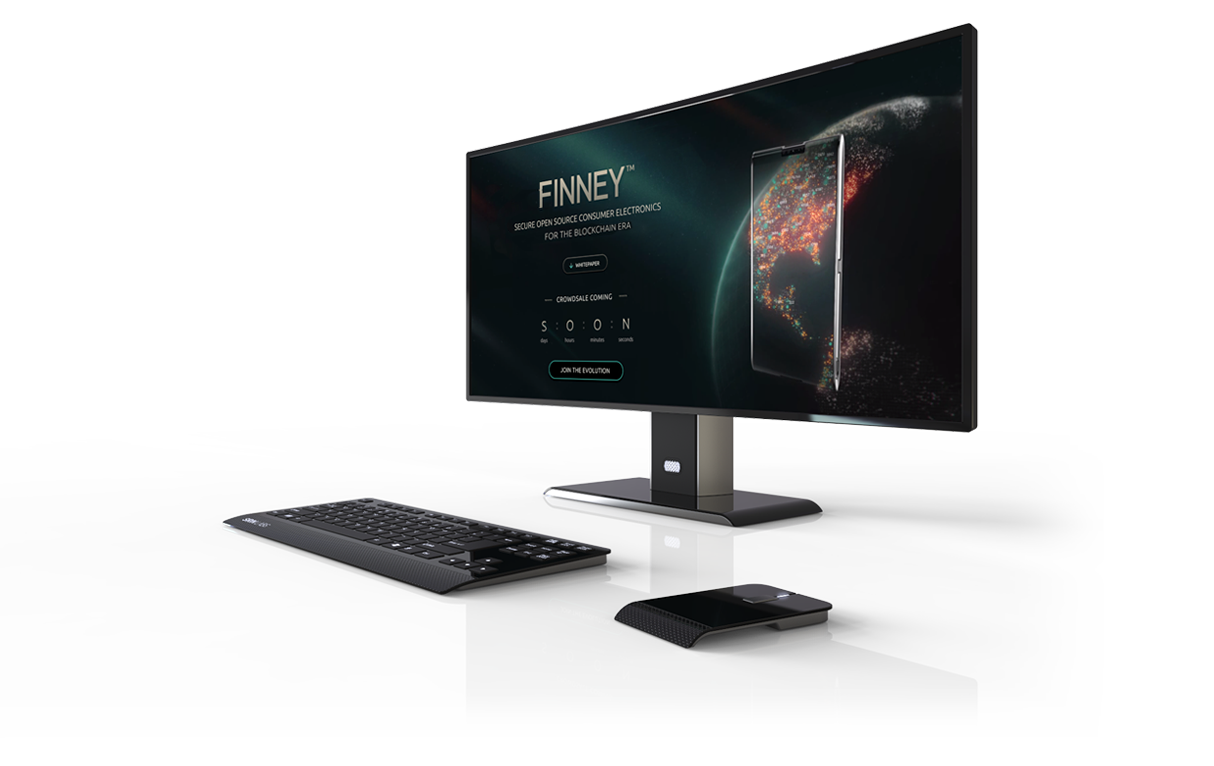 blockchain cryptocurrency finney smartphone