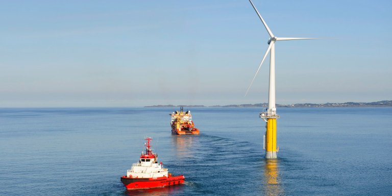 The World’s First Floating Wind Farm Just Opened