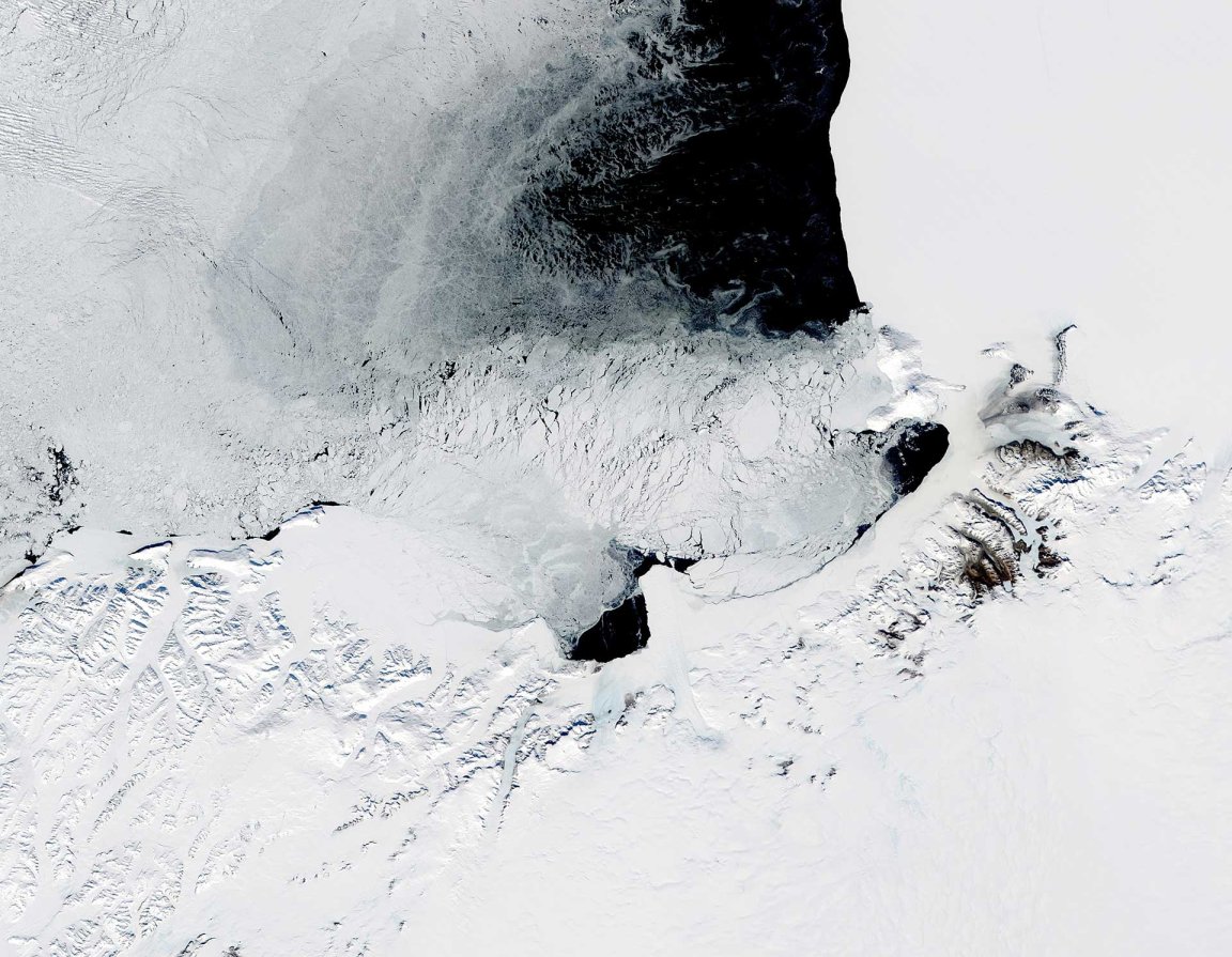 hole in Antarctica's ice