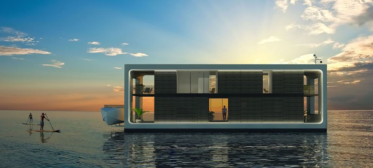 architecture hurricane emissions floating homes