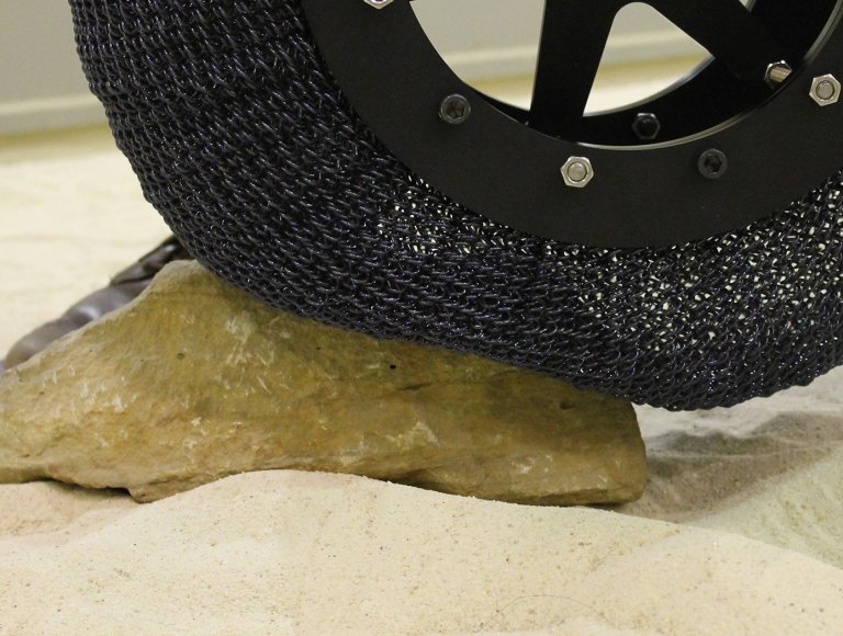 New NASA Tires Never Get Flat and Are Almost Indestructible