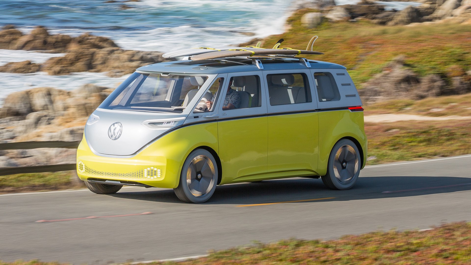 The ID BUZZ, one of many electric models Volkswagen has announced. (Image Credit: Volkswagen)