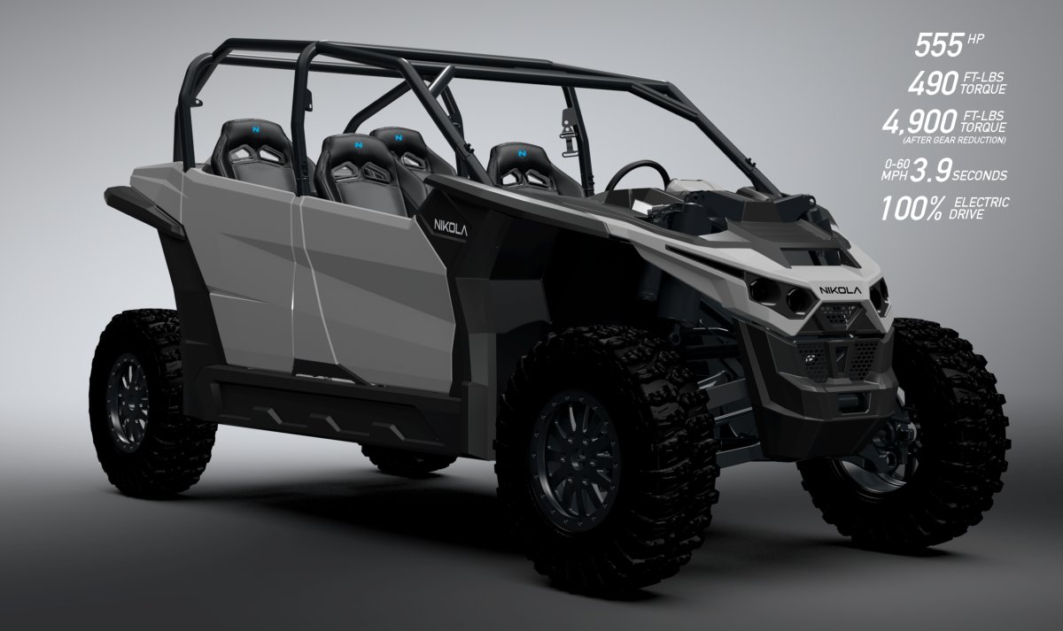Side view of the Nikola Zero. Image Credit: Nikola Motor