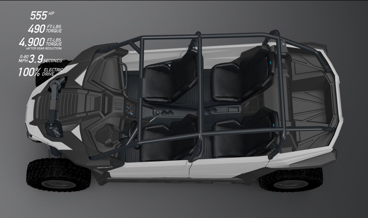 Overhead view of the Nikola Zero. Image Credit: Nikola Motor
